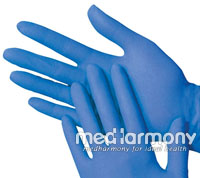 Nitrile examination glove